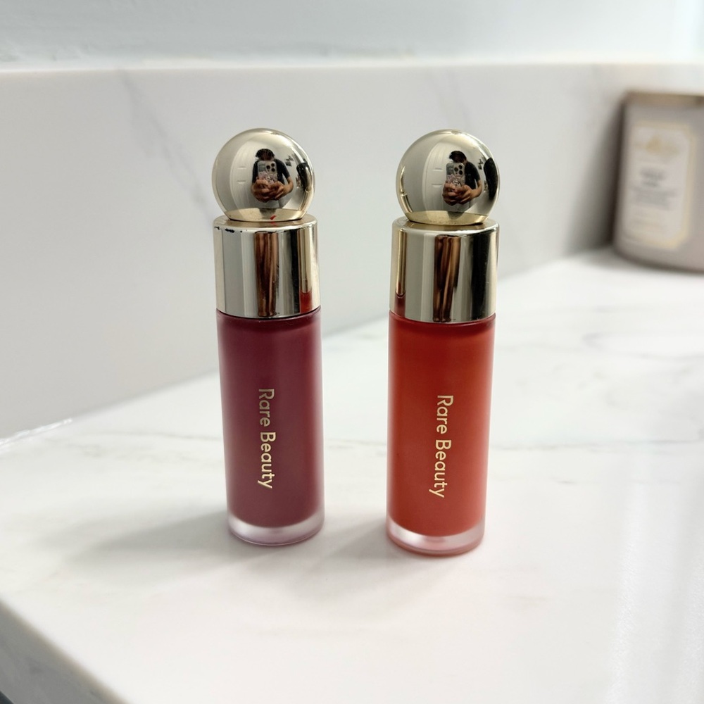 2 Rare Beauty Soft Pinch Liquid Blushes - Encourage and Joy